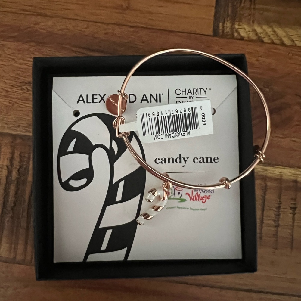 Alex and Ani candy cane NWT AND BOX